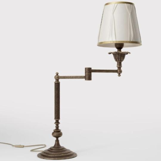 antik medeny stolna lampa otocna barokova ozdobna klasicka mediteranska osvetlenie lampa na citanie spalna obyvacka pohovka secesna.jpg
